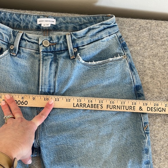 Good American Good Girlfriend High jeans Sz. 0/25 - Picture 9 of 14